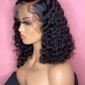 Short Curly Bob Lace Front Wig (PrePluck)