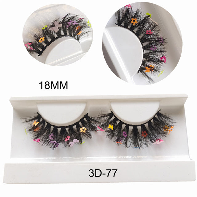 Faux Mink 25mm Lashes With Butterflys or flowers