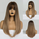 Load image into Gallery viewer, Long Straight Synthetic Wigs
