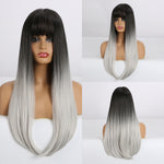 Load image into Gallery viewer, Long Straight Synthetic Wigs
