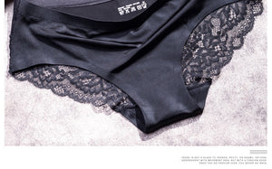 3Pcs Seamless Lace Panties Sets
