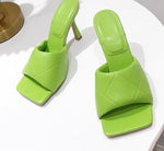 Load image into Gallery viewer, Square-Toe Heels
