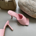 Load image into Gallery viewer, Square-Toe Heels
