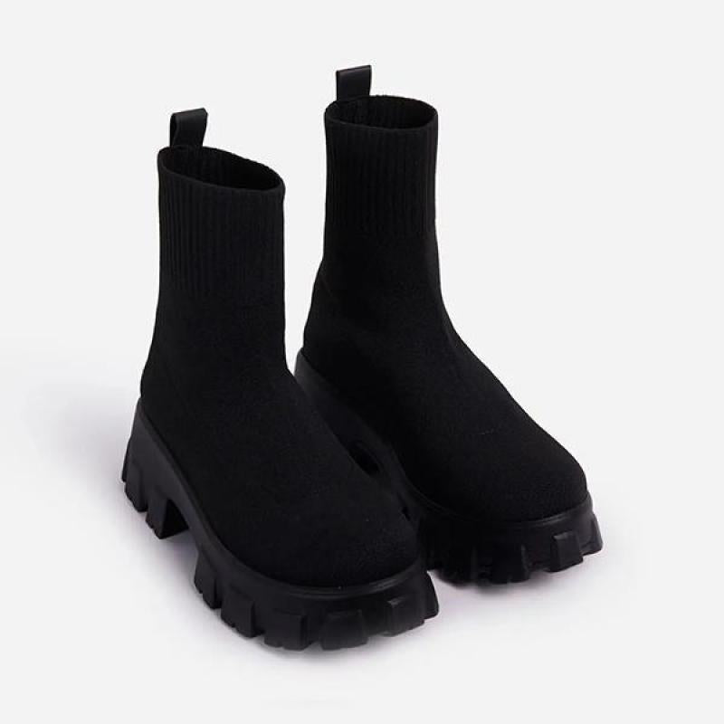 Knitted Ankle Boots