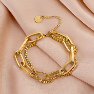 Gold Pendant Bracelet