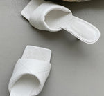 Load image into Gallery viewer, Square-Toe Heels
