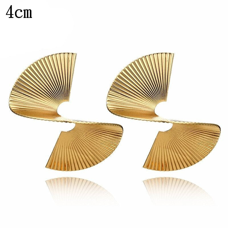 Spiral Geometric Earrings