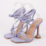 Load image into Gallery viewer, Print Pattern Ankle Strap Heels
