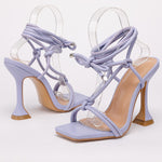 Load image into Gallery viewer, Print Pattern Ankle Strap Heels
