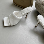 Load image into Gallery viewer, Square-Toe Heels
