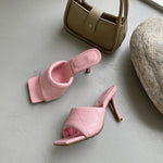 Load image into Gallery viewer, Square-Toe Heels
