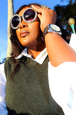 Load image into Gallery viewer, Superstar Rhinestone Glasses
