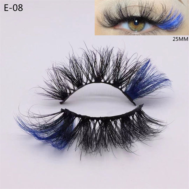 3D Colorful Mink Eyelashes