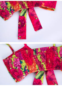 Tropical Two-Piece Outfit Set
