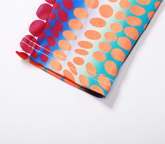 Multi-Color Polka Dot Print Jumpsuit