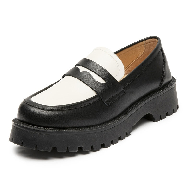 Womens Leather Loafers