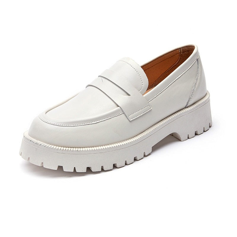 Womens Leather Loafers