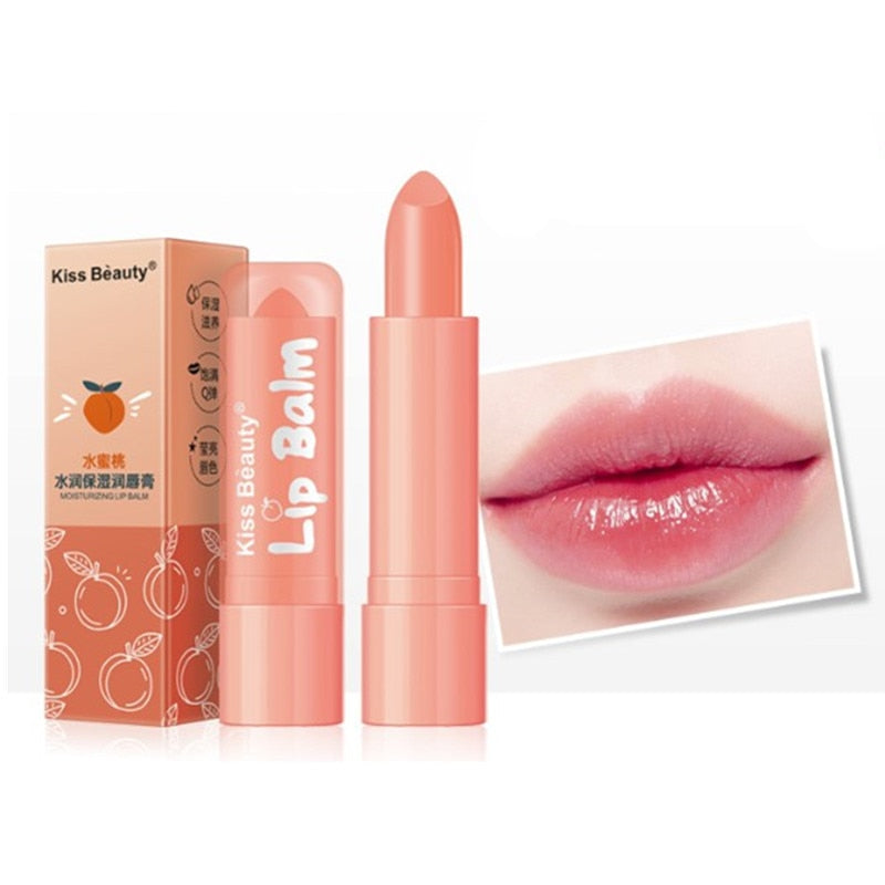 Peach Color Lip Balm