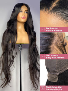 30-40 Inch Body Wave Lace Front