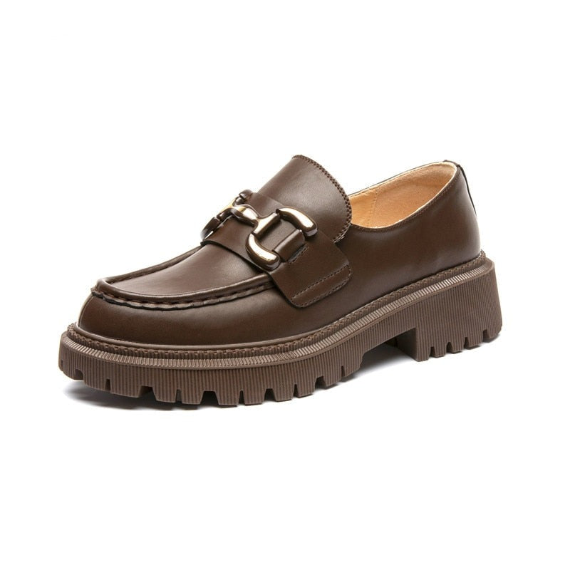 Genuine Womens Leather Loafers