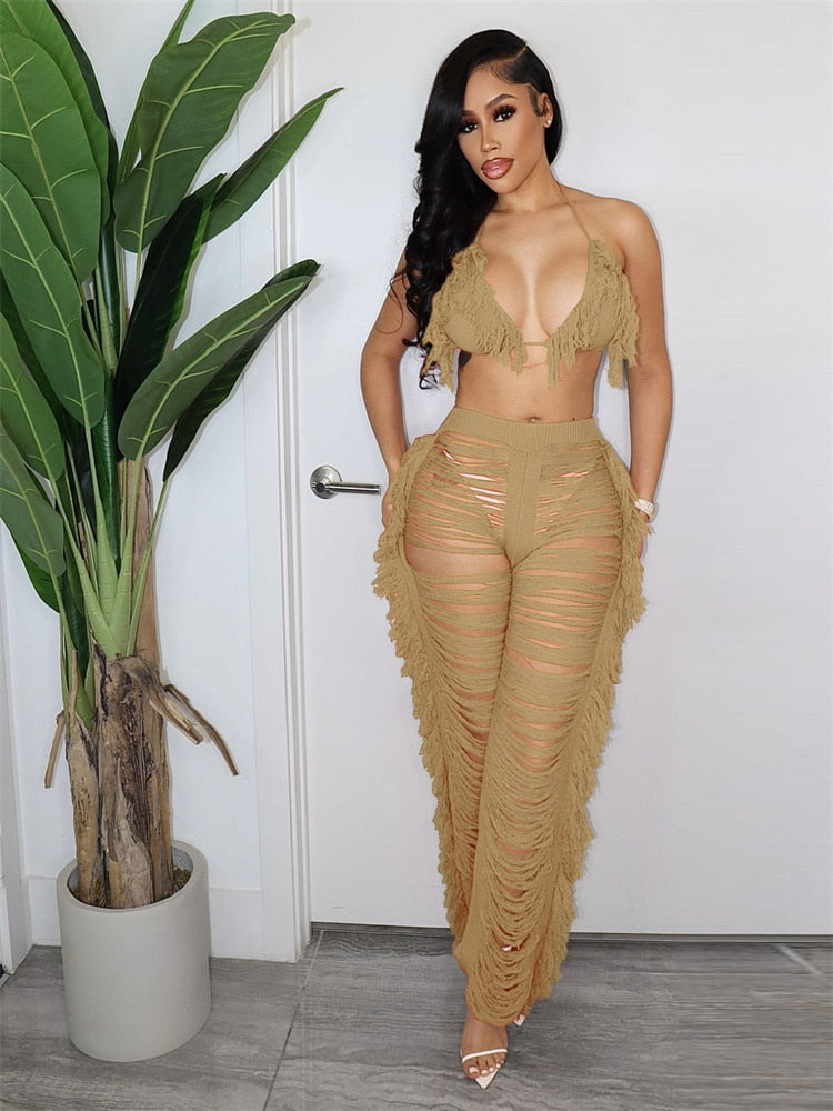 Knitted Two-Piece Set