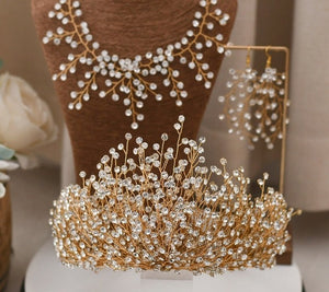Luxury Crystal Bridal Crown Tiaras