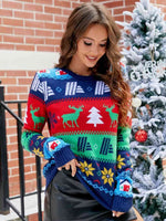 Load image into Gallery viewer, Christmas Round Neck Sweater
