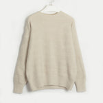 Load image into Gallery viewer, Round Neck Dropped Shoulder Sweater
