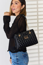 Load image into Gallery viewer, Quilted Leather Handbag

