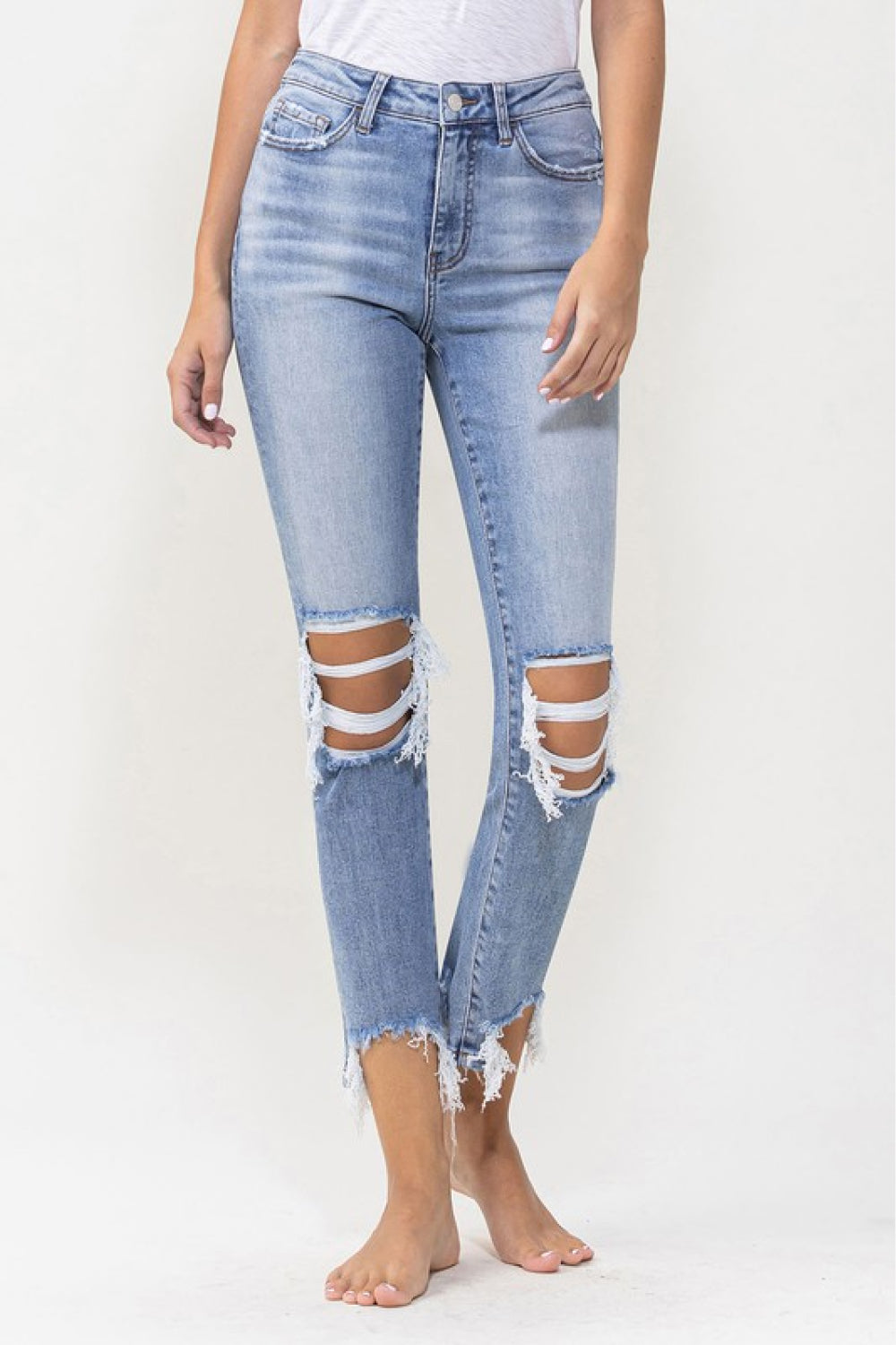 Full Size Courtney Super High Rise Kick Flare Jeans