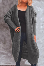 Load image into Gallery viewer, Open Front Long Sleeve Cardigan
