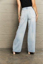 Load image into Gallery viewer, Distressed Wide Leg Jeans Pants
