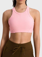 Load image into Gallery viewer, Wide Strap Cropped Sport Tank
