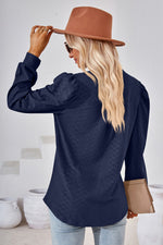 Load image into Gallery viewer, V-Neck Puff Sleeve Blouse
