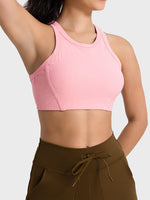 Load image into Gallery viewer, Wide Strap Cropped Sport Tank
