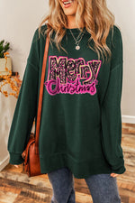 Load image into Gallery viewer, MERRY CHRISTMAS Round Neck Sweatshirt

