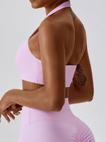 Load image into Gallery viewer, Halter Neck Sleeveless Cropped Tank Top
