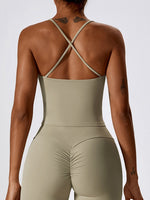 Load image into Gallery viewer, Square Neck Crisscross Back Tank Top
