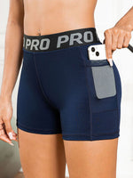 Load image into Gallery viewer, Elastic Waist Active Shorts with Pockets
