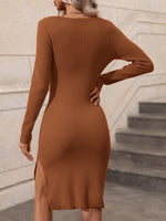 Load image into Gallery viewer, Contrast Sweater Dress
