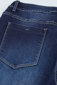 Plus Size Mid-Rise Waist Flare Jeans