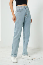 Load image into Gallery viewer, High Waist Straight Leg Jeans
