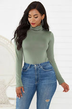Load image into Gallery viewer, Turtleneck Long Sleeve Bodysuit

