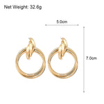 Load image into Gallery viewer, Clean Beauty Gold Round Earrings

