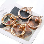Load image into Gallery viewer, Clean Beauty Gold Round Earrings
