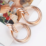 Load image into Gallery viewer, Clean Beauty Gold Round Earrings
