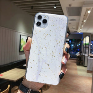 Luxury Bling Gold Foil Marble Glitter Phone case