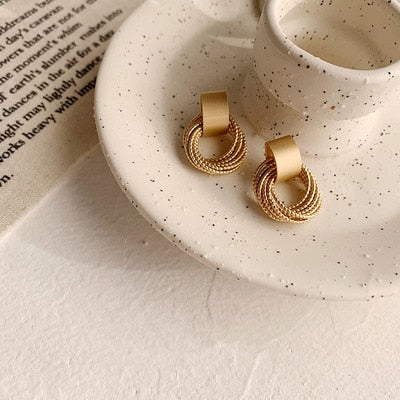 Dainty Small Gold Earrings
