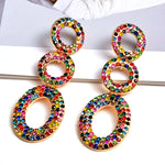 Load image into Gallery viewer, Multicolor Statement Earrings
