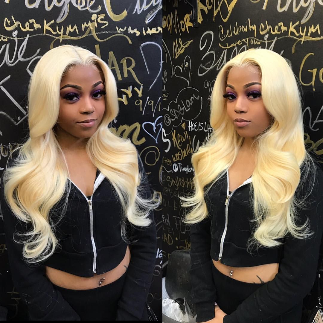 Honey Blonde Body Wave or Straight Wig